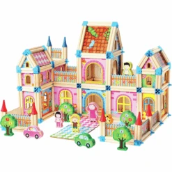 Bino Holzbausteine Großes Schloss, 268-tlg.