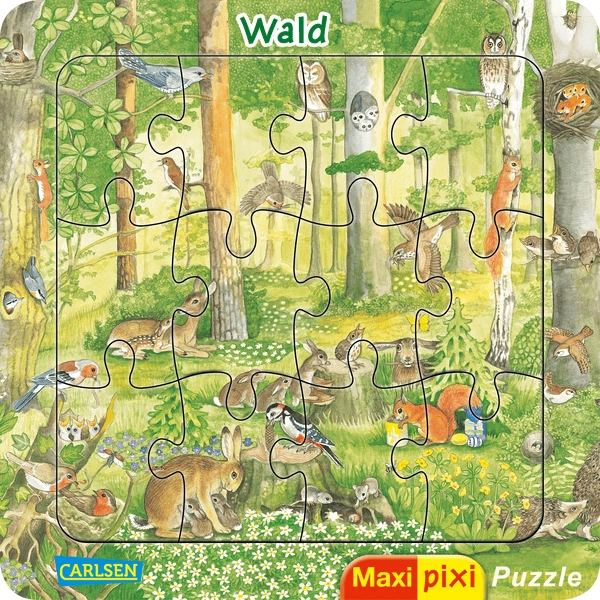 CARLSEN Maxi Pixi: Maxi-Pixi-Puzzle: Wald 1 CARLSEN Maxi Pixi: Maxi-Pixi-Puzzle: Wald