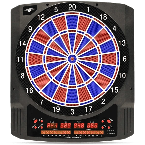 Carromco Elektronisches Dartboard Classic Master II, 2 Loch Abstand 1 Carromco Elektronisches Dartboard Classic Master II, 2 Loch Abstand
