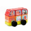 Cubika Toys Holzspielzeug Mini Bus "Fröhliche Tiere"