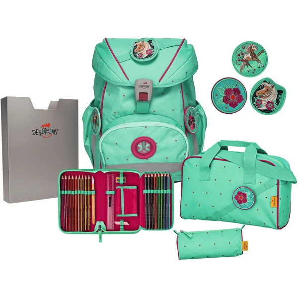 DerDieDas® ErgoFlex SUPERLIGHT - Peppermint Pony, 5-tlg. 1 DerDieDas® ErgoFlex SUPERLIGHT - Peppermint Pony, 5-tlg.