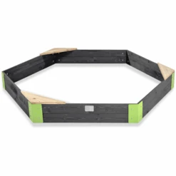 EXIT TOYS EXIT Holzsandkasten Aksent Sechseckig, 200 X 170 Cm