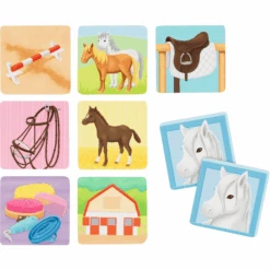 Goki Memospiel Reiterhof