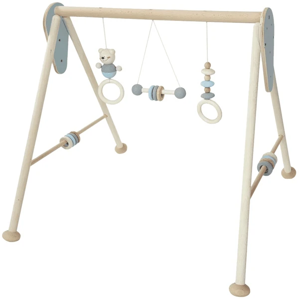 HESS Baby-Gym Bär, Natur Blau 1 HESS Baby-Gym Bär, Natur Blau