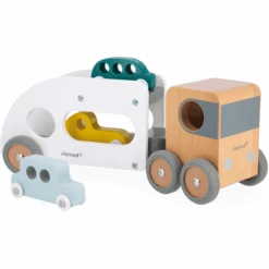 Janod® Bolid Autolaster Mit 3 Fahrzeugen