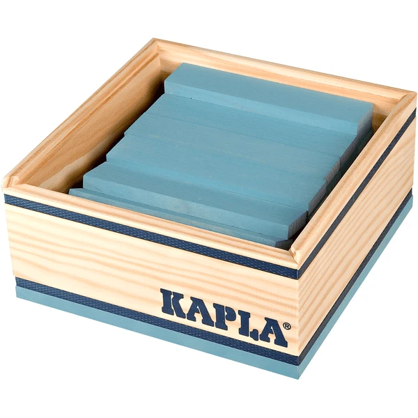 KAPLA Bausteine - 40er Qaudrate, Hellblau 1 KAPLA Bausteine - 40er Qaudrate, Hellblau