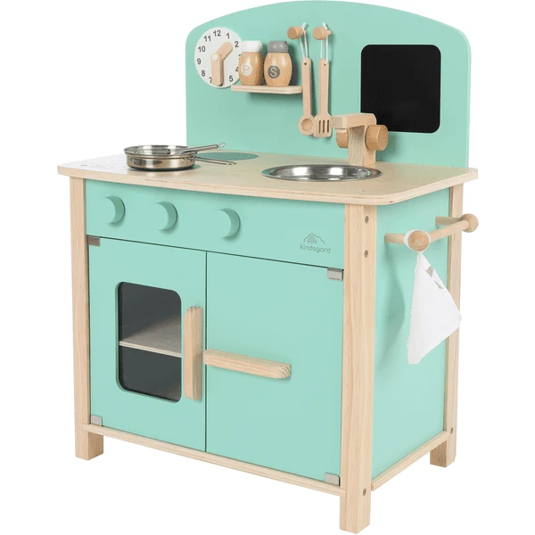 Kindsgard Spielküche Laekkermad Inklusive Kochutensilien Small Mint 1 Kindsgard Spielküche Laekkermad Inklusive Kochutensilien Small Mint