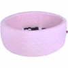 Knorr Toys® Bällebad Soft - "Cosy Heart Rose" - 100 Balls Grey/creme Rosa