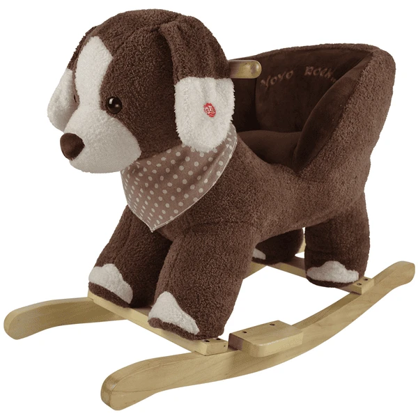 Knorr Toys® Schaukeltier "Oskar" Brown Dog 1 Knorr Toys® Schaukeltier "Oskar" Brown Dog