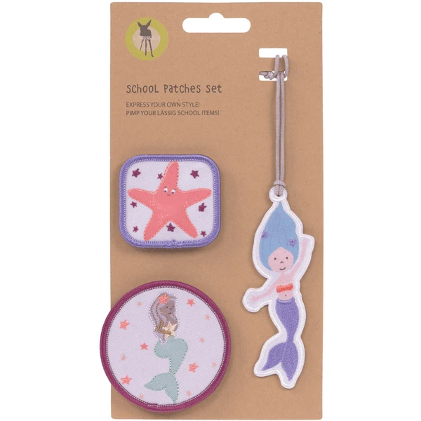 LÄSSIG School Patches Set Mermaid 1 LÄSSIG School Patches Set Mermaid