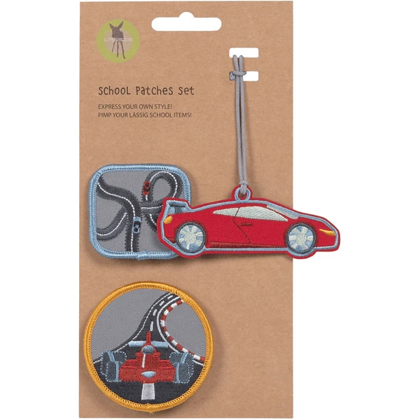 LÄSSIG School Patches Set Racecar 1 LÄSSIG School Patches Set Racecar