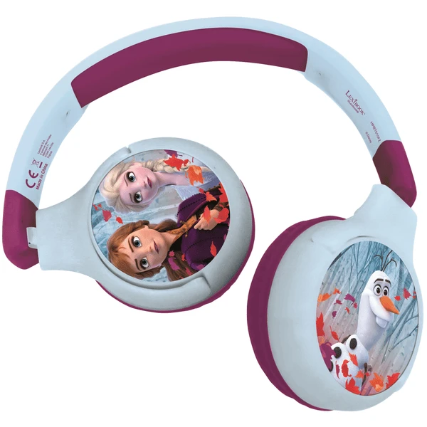 LEXIBOOK Disney Die Eiskönigin 2-in-1-Bluetooth-Kopfhörer Für Kinder Mit Integriertem Mikrofon 1 LEXIBOOK Disney Die Eiskönigin 2-in-1-Bluetooth-Kopfhörer Für Kinder Mit Integriertem Mikrofon