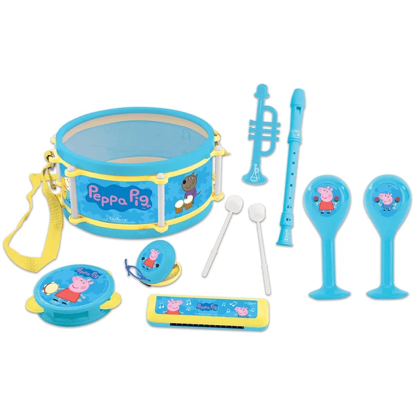 LEXIBOOK Peppa Pig Musikset Mit Sieben Instrumenten 1 LEXIBOOK Peppa Pig Musikset Mit Sieben Instrumenten