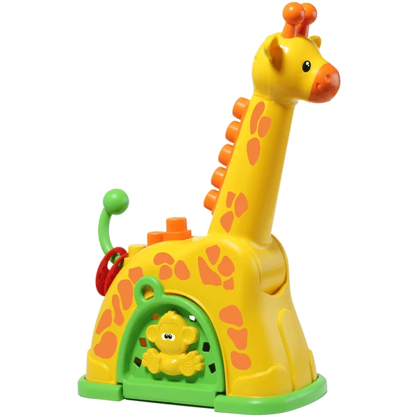 MOLTO Activity Giraffe Mit Sound Und Bausteinen 1 MOLTO Activity Giraffe Mit Sound Und Bausteinen