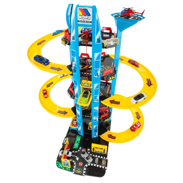 MOLTO Parkhaus 5 Etagen Mit Helikopter 1 MOLTO Parkhaus 5 Etagen Mit Helikopter