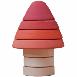 Montessori® Stapelturm Pilz Lernspielzeug Mehrfarbig