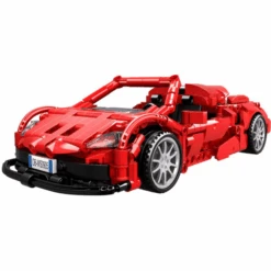 Open Bricks Sports Car Red