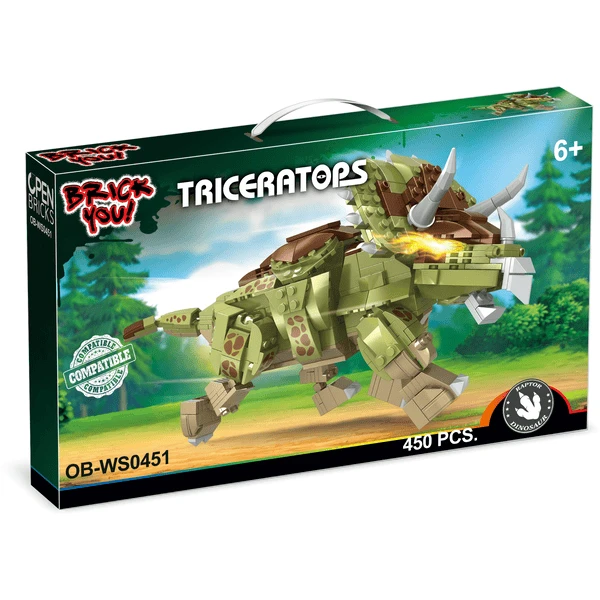 Open Bricks Triceratops 1 Open Bricks Triceratops