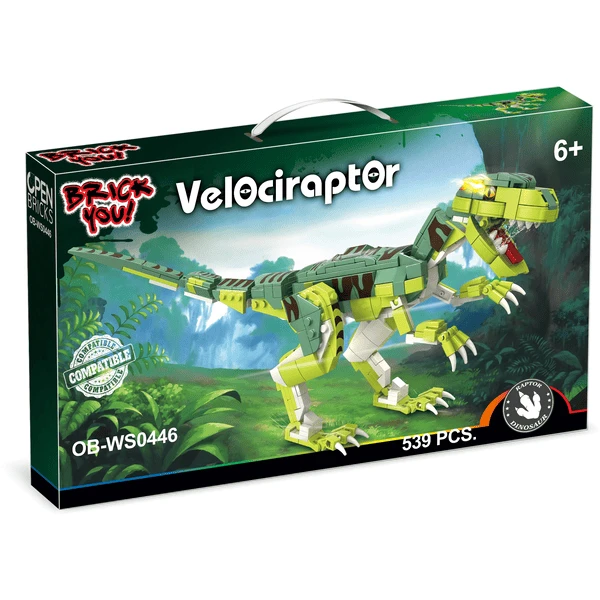 Open Bricks Velociraptor 1 Open Bricks Velociraptor