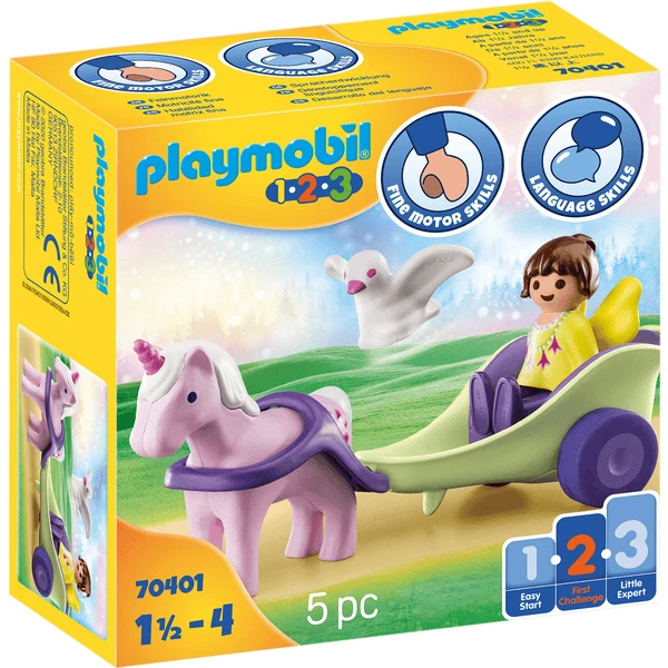 PLAYMOBIL® 1 2 3 Einhornkutsche Mit Fee 1 PLAYMOBIL® 1 2 3 Einhornkutsche Mit Fee