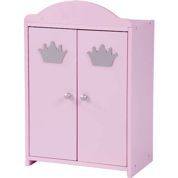 Roba Puppenschrank Prinzessin Sophie 2-türig, Rosé Lackiert 1 Roba Puppenschrank Prinzessin Sophie 2-türig, Rosé Lackiert