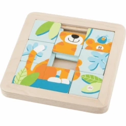 Sevi Holz Schiebepuzzle, 9-teilig
