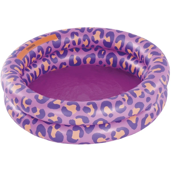 Swim Essentials Printed Baby Pool Purple Leopard 60 Cm 2 Rings 1 Swim Essentials Printed Baby Pool Purple Leopard 60 Cm 2 Rings