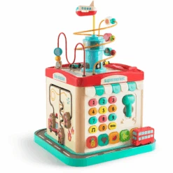 TopBright Toys® 5-in-1 Motorikwürfel London Mit Sound & Licht