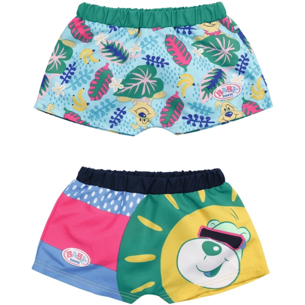 Zapf Creation BABY Born® Weekend Badeshorts 2 Sort. 43cm 1 Zapf Creation BABY Born® Weekend Badeshorts 2 Sort. 43cm